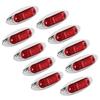 10pcs 3LED Side Marker Light Waterproof Dustproof   Lamp for Truck Trailer Lorry