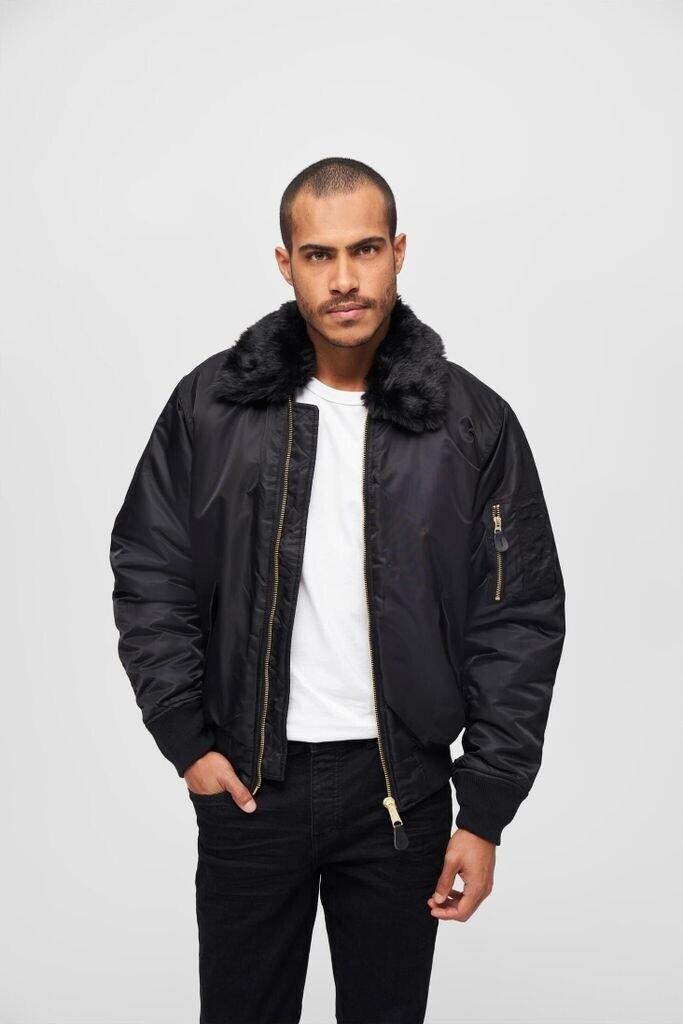 Winter Jacket Brandit MA2 Jacket Fur Collar (3175) Black