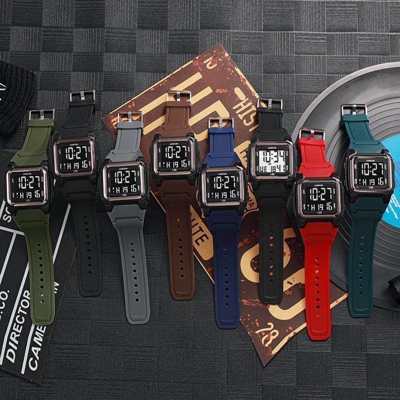 Męski zegarek cyfrowy Wodoodporny Męski zegarek sportowy Retro Wielofunkcyjny Zegar wojskowy Elektroniczny zegarek na rękę dla mężczyzny Dzieci Prezent