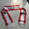 SCARF FLAG Personalizzato Sciarpa Libano 14*135cm Stampata Double Face Stendardo Sciarpa Libano Per Decorazione Evento Festivo
