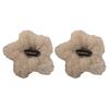 Plush Solid Color Hair Clip Five-pointed Star Autumn And Winter Simple Star BB Clip Hollow Girl Side Clip Cute Hair Accessories