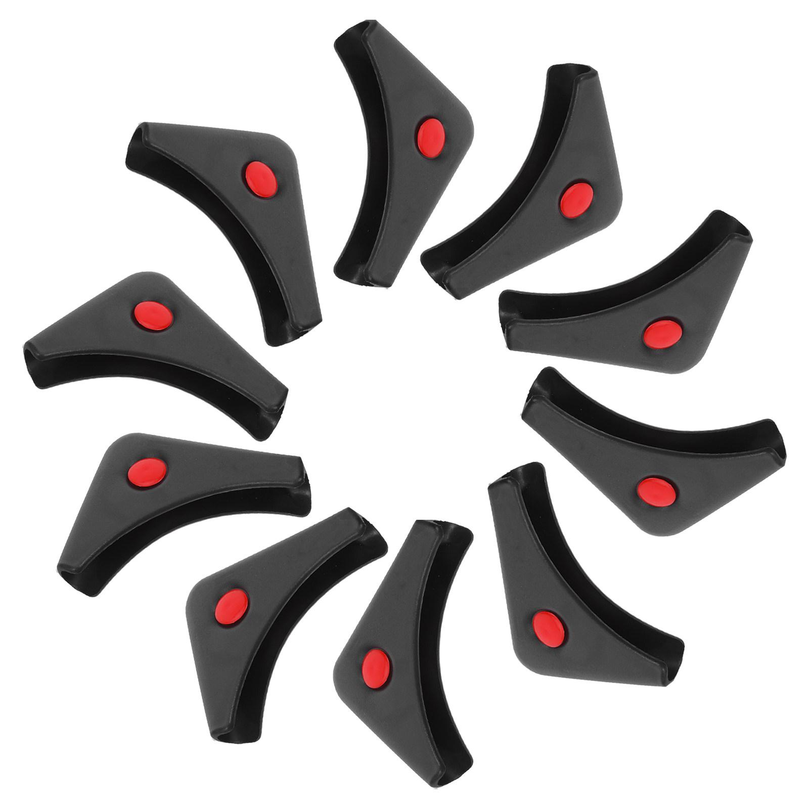 

10Pcs Triangle Chair Leg Guards Non-Slip Anti-Scratch Floor Protectors Noise Reduction Caps Home Office Student Desk Hardwood