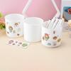 1 Set Desktop Waste Bin Strong Load-bearing Storage Uncovered Compact Stationery Pen Bucket Office Accessory