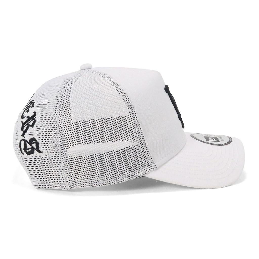 New Era Mesh Cap MLB ONSPOTZ Exclusive LA White FREE 9Forty Trucker Black Letter Arch Undervisor Paisley Mib Los Angeles Dodgers 9FORTYA-FRAME A-Frame