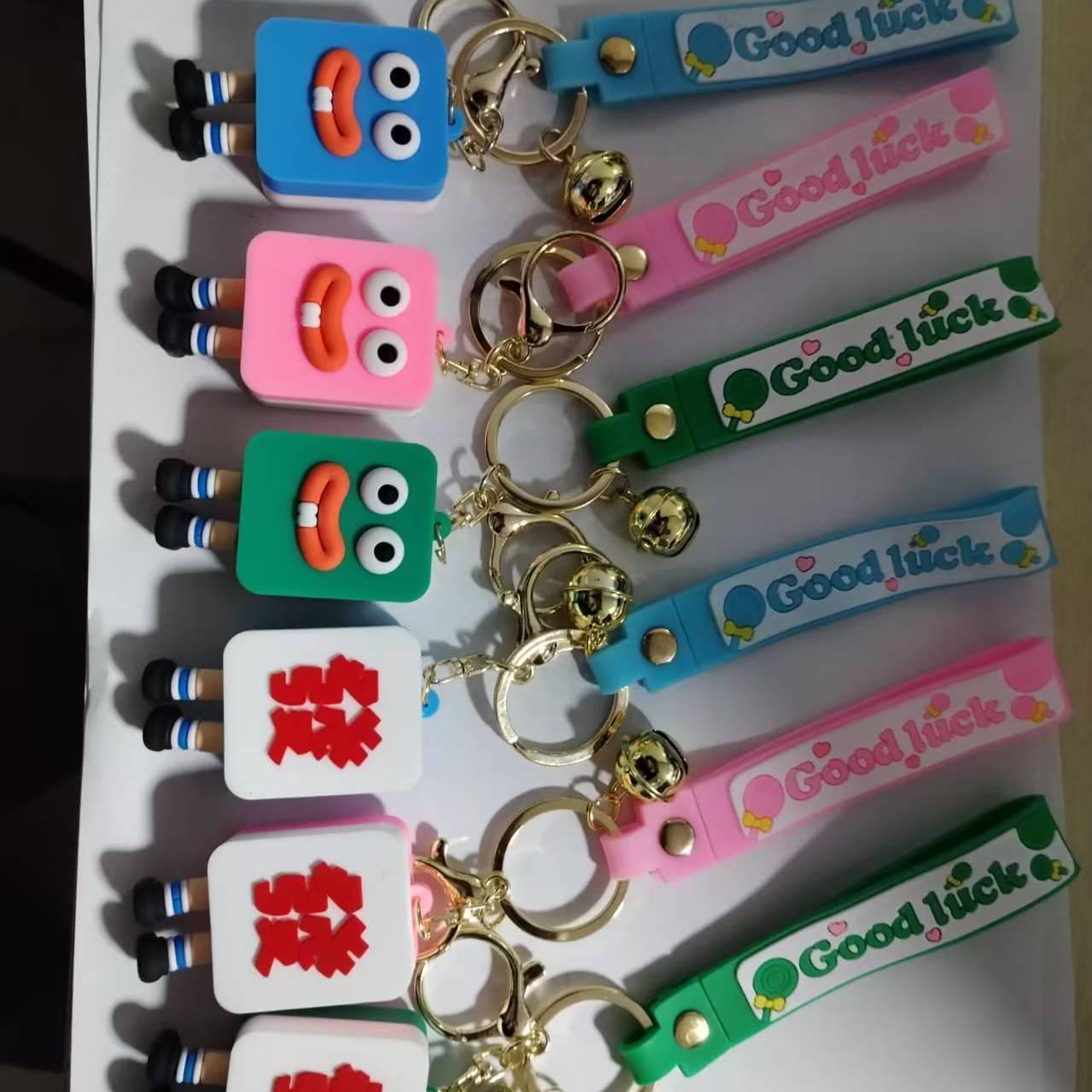 

Трехмерный милый аниме брелок для ключей маджонг и подвеска для рюкзака