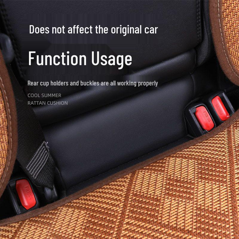 Bamboo Non-Slip Cooling Car Seat Cushion 