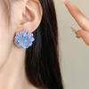 Rose Bohemian Earrings Women Ear Jewelry Sweet Flower Earrings Elegant Flower Stud Earrings  Gift