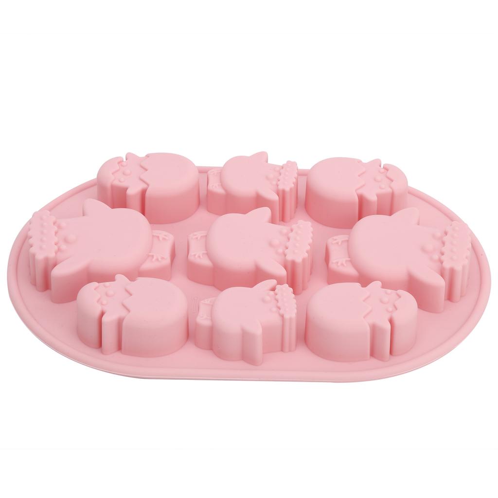 9 Grids Silicone Cake Mold Chocolate Mould Easter Broken Chicken Baking Tool