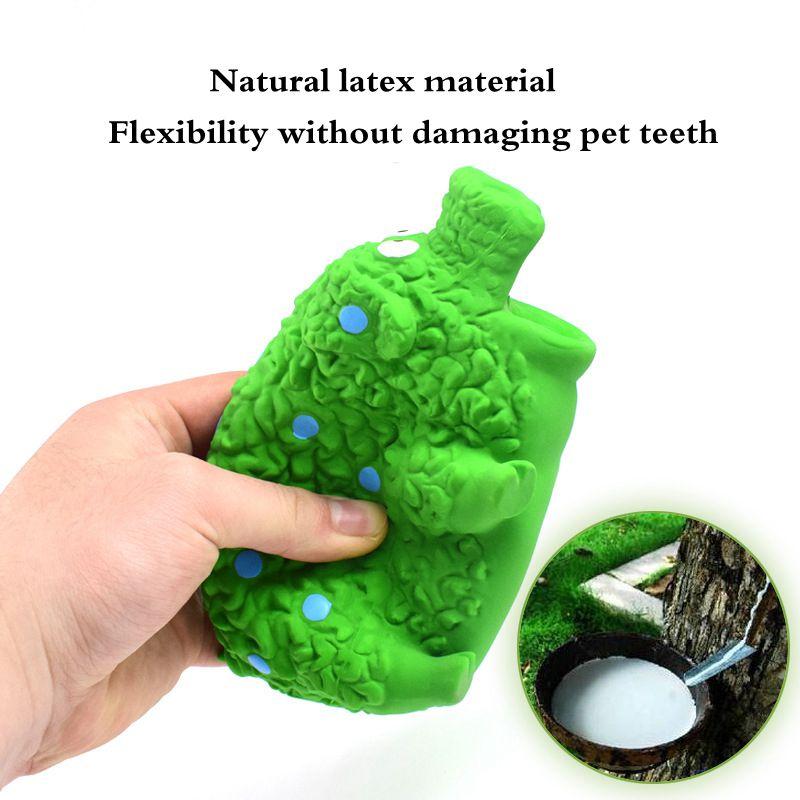 Pet Dog Toy Squeaky Rubber Toy Dog Latex Chew Toy Pig Shape Bite Resistant Puppy Sound Toy For Small Medium Large Dog Toy