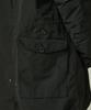 Snow Peak TAKIBI Ripstop Adjustable Fishtail Coat Outerwear Size M JK-25AU016, Jacket/Overcoat, Men's/Women's, Black,
