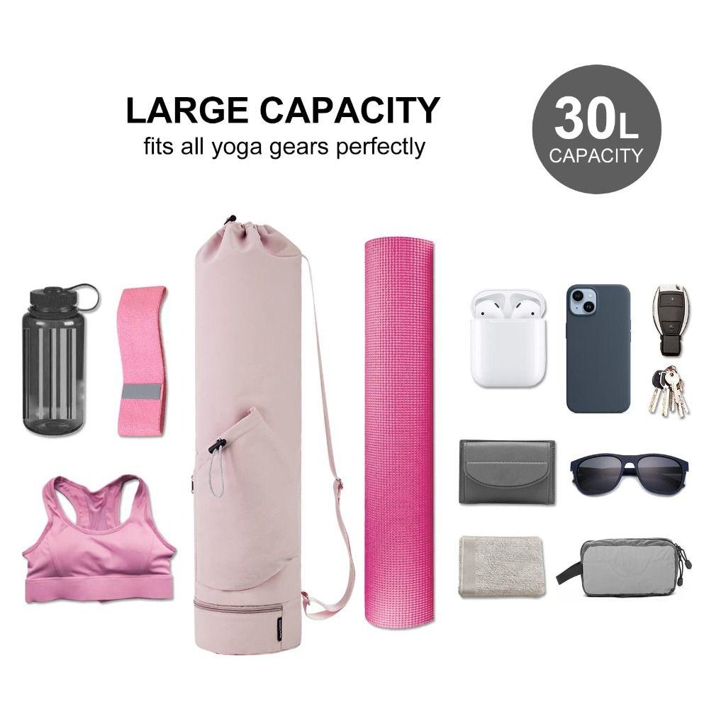 Waterproof Yoga Mat Bag Large Capacity Exercise Storage Bag Breathable Sports Bag  Fitness