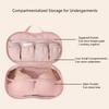 1 Piece Compact Lingerie Travel Case For Bras Panties Socks Multiple Pocket Design Portable Foldable Holiday Storage J0MC