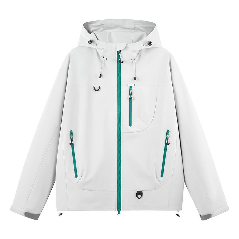 Unisex Windproof Outdoor Sports Jacket for Spring & Autumn - Trendy for Mountaineering & Skiing