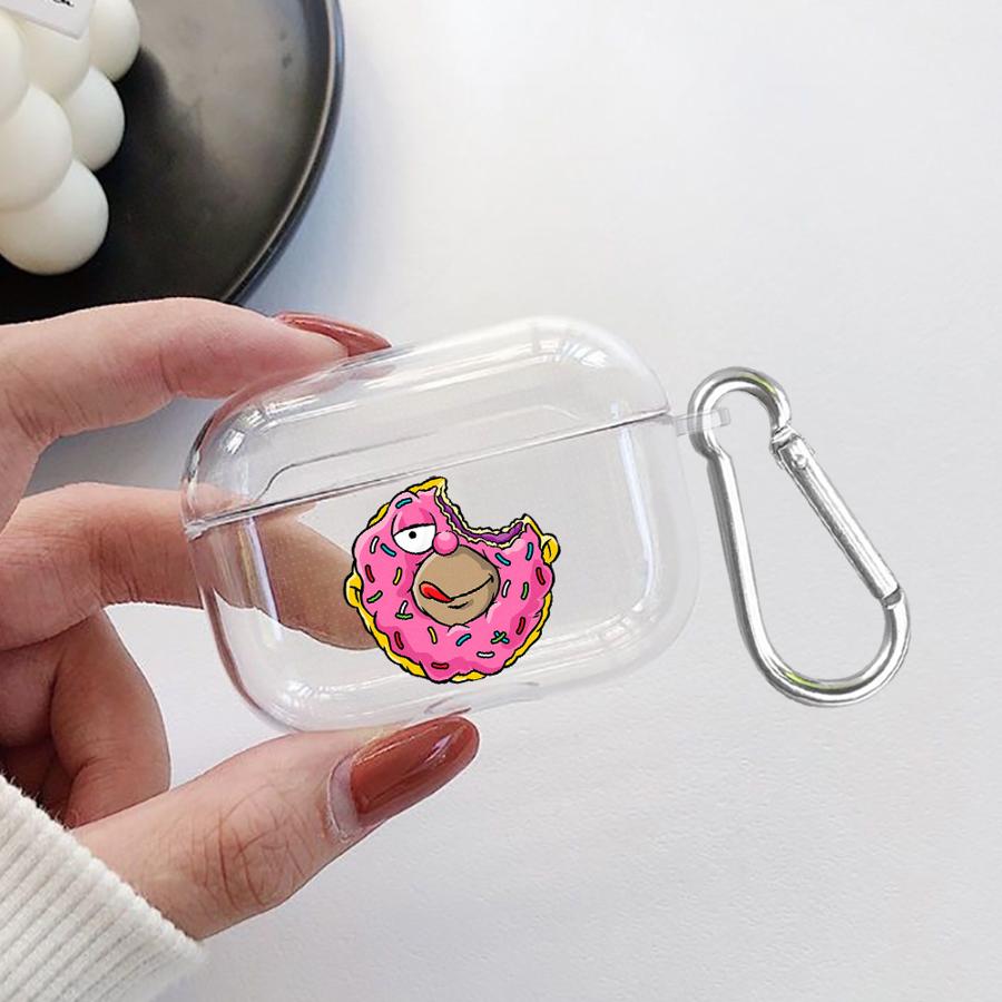 Clear Earphone Cases Cover Case For Airpods 3 Pro3 2 1 Pro2 Pro 4 Cartoon The Simpsons