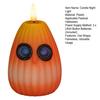 Autumn Owl Flameless Candle LED Night Light Battery Operated Flickering Candle Light Halloween Christmas Home Decor