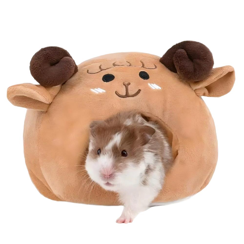 Thicken Hedgehog Hideout Nest Mouse Shaped Guinea Pig House Semi-enclosed Pet Cave Sleeping Bag