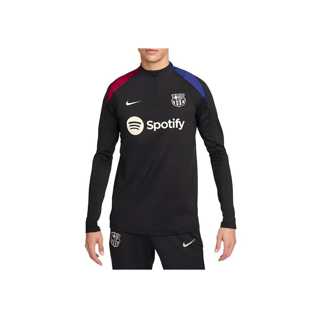 

Nike Футболка FC Barcelona с принтом в виде букв, удобная, дышащая, с длинным рукавом, мужская, черная FN9834-011 2XL