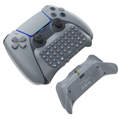 Wireless Keyboard for PS5 Controller Handle Bluetooth 3.0 External Keyboard for PS5 DualSense Gamepad ChatPad Built In Speaker