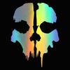 BLKUOPAR Call of Duty Ghost Head Skull Silhouette Car Sticker Waterproof Sunscreen Die Cut Windows Trunk Motorcycle Car Styling