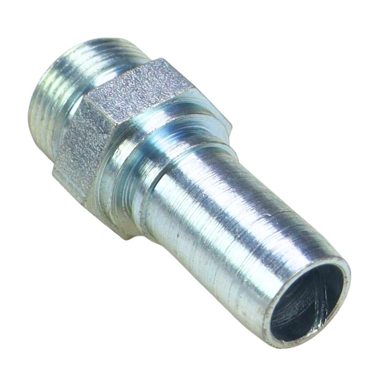 Corrugated PTFE Teflon hose end DN15, type B M22x1.5, truck hoses PZL-Hydral