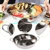 Stainless Steel Divided Pot Cooking 3 Favor Chinese Soup Cookware Multifunctional for