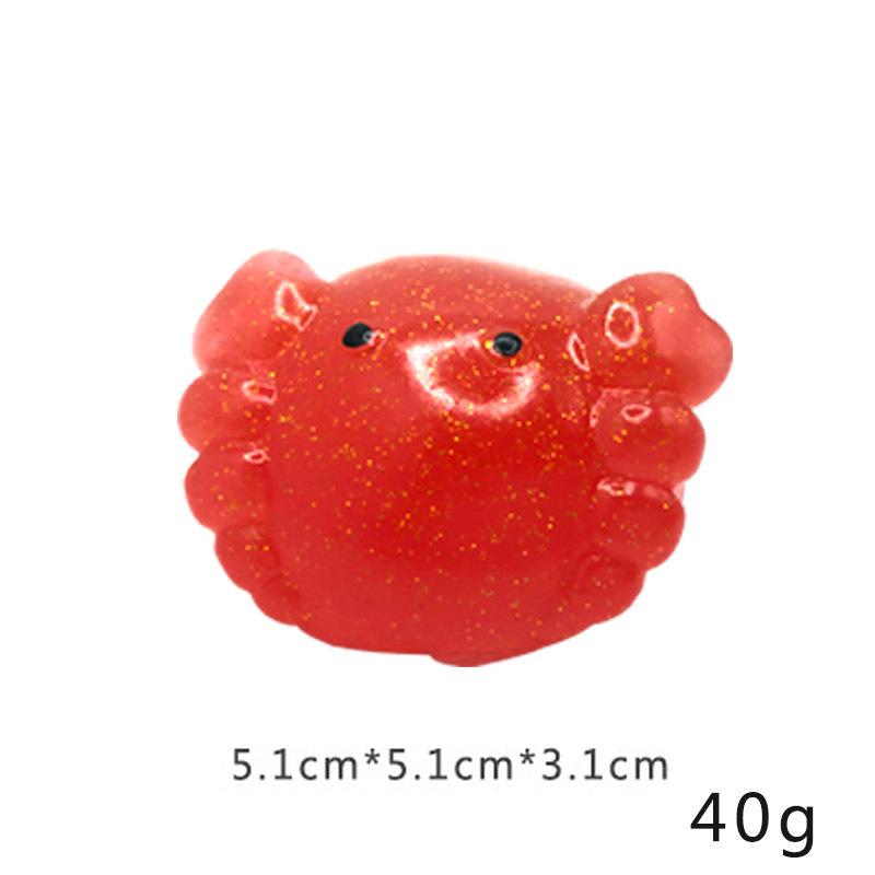 Big Spongy Glitter Mochi Squishy Fidget Sensory Toys Kawaii Animal Stress Ball Powder Fun Soft Antistress Squeeze Children Toys