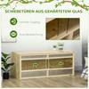 Terrarium for Reptiles/Amphibians, Glass Sliding Doors, Ventilation Grille, 120x50x50cm
