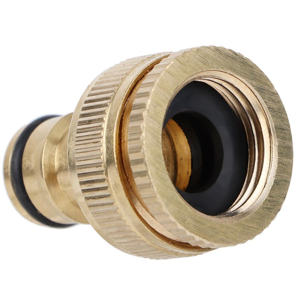 4PCS Quick Connect Hose Connector 1/2" and 3/4" Female Thread Hose Adapter  Garden Irrigation