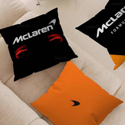 Móda M-McLaren Logo Dekorativní Estetika Pokoje Povlak na Polštář Domácí Dekorace Ložnice Pohovka Postel Potah na Polštář 45x45