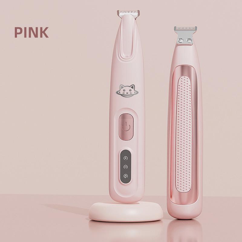 

Wet/Dry Electric Pet Shaver for Cats & Dogs - Hair & Paw Pad Trimmer Large Head Electric Clipper розовый