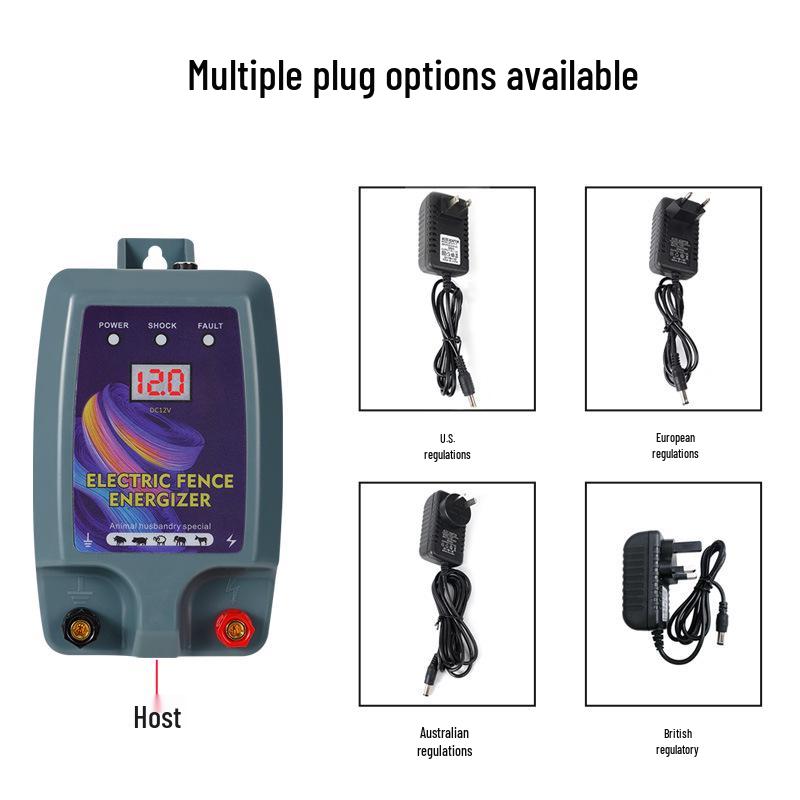High-Voltage Livestock Protection Fence Host & Amplifier for Cattle and Sheep