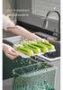 Food-Grade Refrigerator Storage Box with Handle for Vegetables, Fruits, Eggs & More