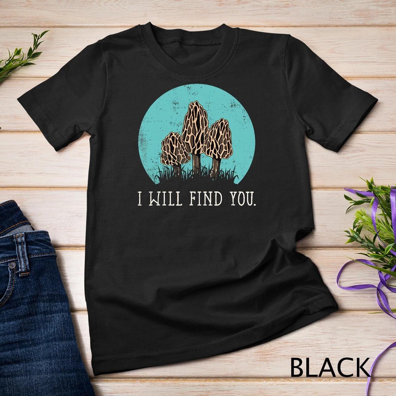 Hunting Morel Mushroom T-Shirt Unisex T-shirt L