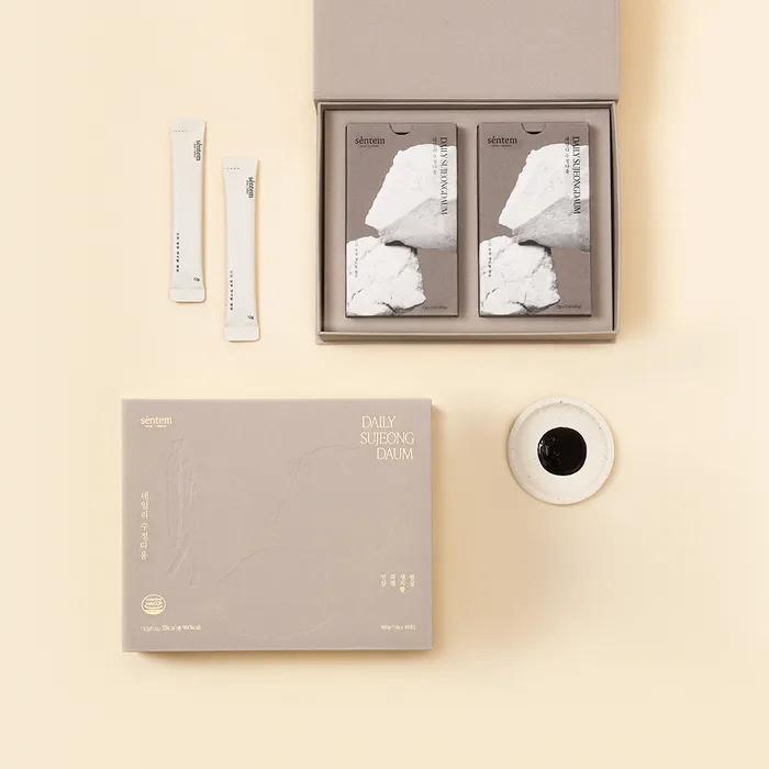 [Vegetable Ginseng Stick] Sujeongdaum 30 Packs (gift Card Included) Sweet Ginseng Poria, Raw Rehmannia Root, Acacia Honey