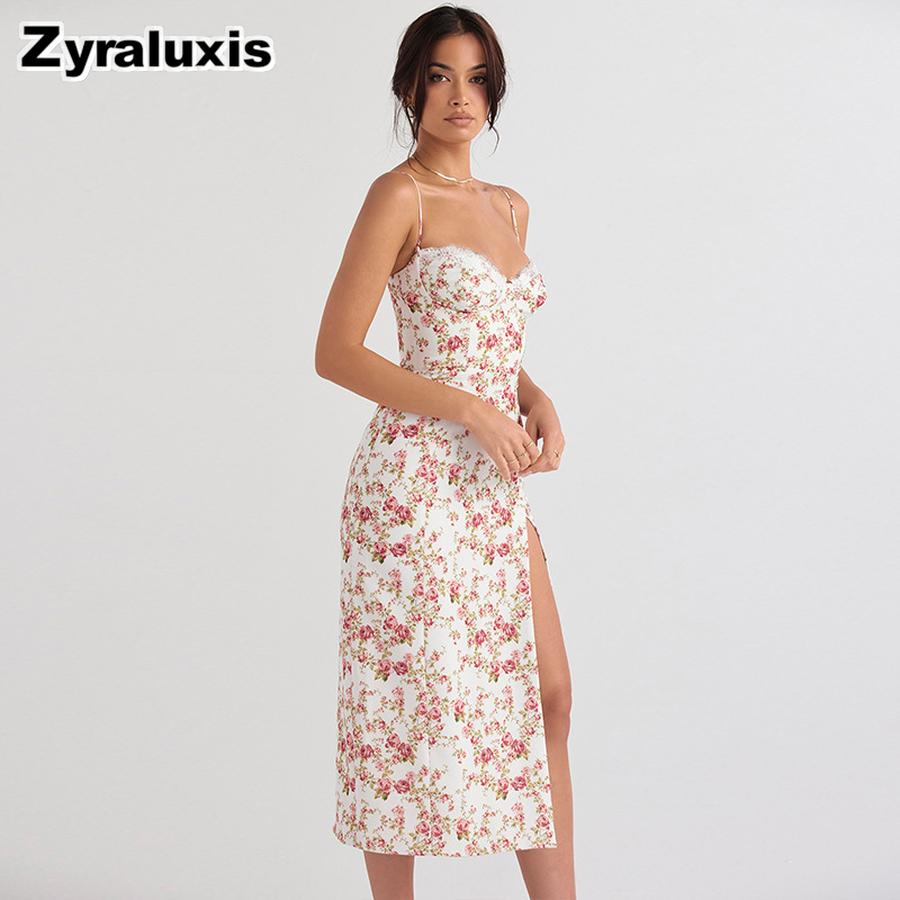 Summer Hot Sale New Small Floral A-Line Swing Dress for Women