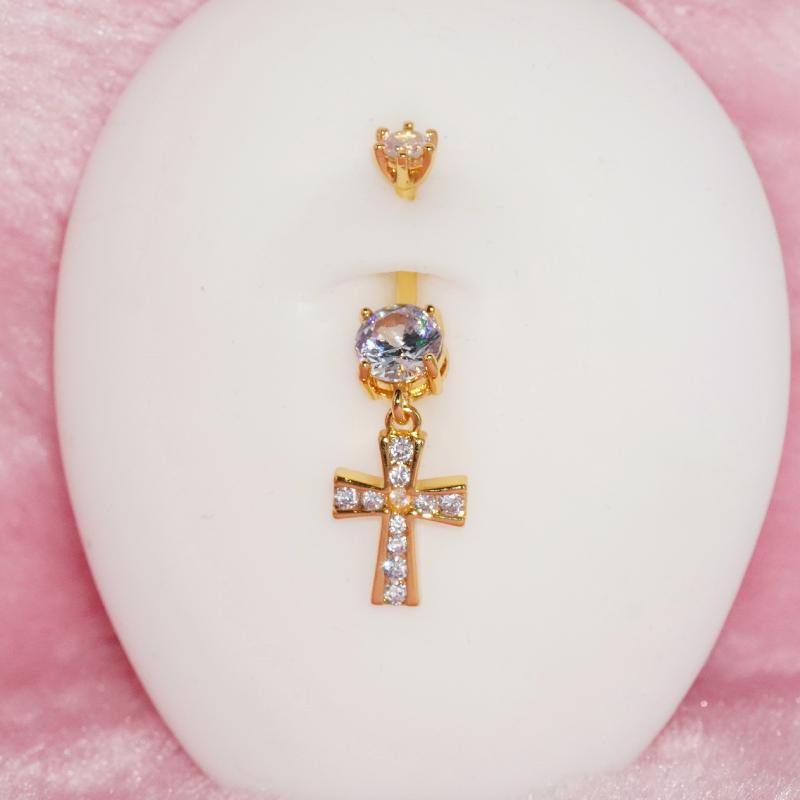 Stainless Steel Belly Button Ring Cute Navel Piercing Jewelry Hypoallergenic Body Piercing for Daily Party Wear