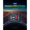 P16 LCD Gauge OBD2 Head Up Display Turbo Boost Oil Pressure Oil Temperature Fuel Consumption Car Speed Gauge