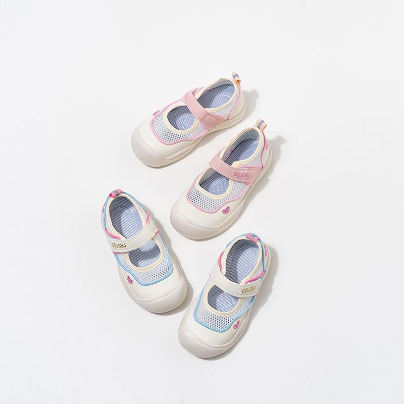 Children's Ballet Style Single Net Function Mary Jane Lightweight Outdoor Mountain Shoes Girls Soft Sole Breathable Casual Shoes