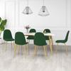Day and Night - Day and Night Dining Chairs 6 Units Dark Green Velvet