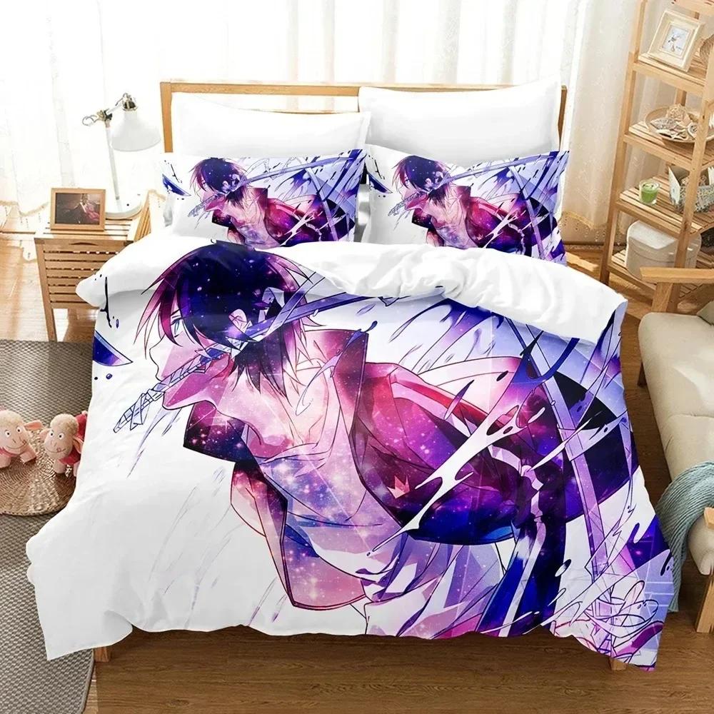 3d Printing Anime Noragami Yato Bedding Set Printed Bed Set With Pillowcase Duvet Cover Soft Single Double Queen Super King Size
