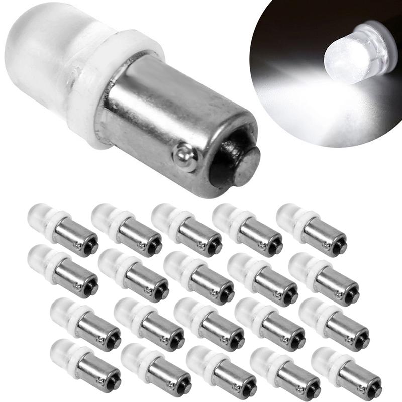 

pdtoweb 20 шт. T11 T4W BA9S H6W 1895 1SMD светодиодный 12 В указатель поворота на приборной панели, белая лампочка