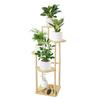 GIBLEA Blomst 5 Blomst Stueplante Bonsai Plantekasse Hage Stativ, Nivåer, Innendørs, Stativ, Stativ, Tre, Hylle, Stativ, Stilig, Trappetrinnlignende, Balkong,