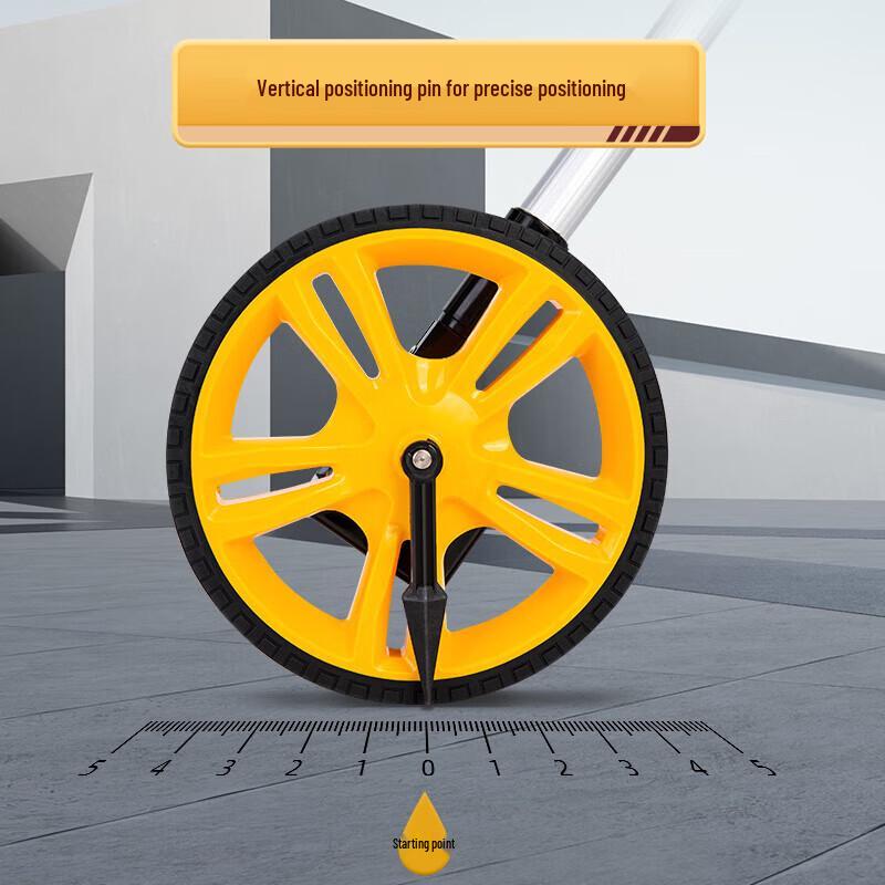 Deli DL330060 Foldable Hand-Push Measuring Wheel (CN Version)