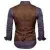 2021 Men's Double-Breasted Formal Vest Waistcoat