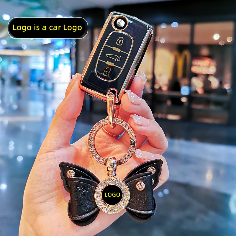 New TPU Car Remote Key Case Cover Protect Shell Bag For Citroen Xsara Picasso C2 C3 C4 C5 C6 C8 Keyless Accessories