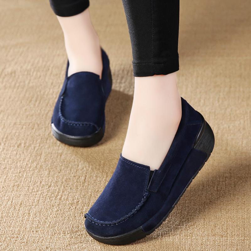 Spring Autumn Loafers Women Flats Fashion Flat Platform Shoes Female Loafers Slip On Women's Ladies Shoes