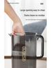 Large Capacity High-Temperature Resistant Plastic Juice and Water Pitcher Set with High Transparency