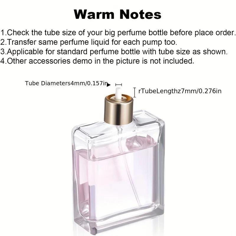 1/2/3PCS Portable Refillable Perfume Dispenser Pump - Plastic Unscented Cosmetic Atomizer, Perfume Packaging Artifact