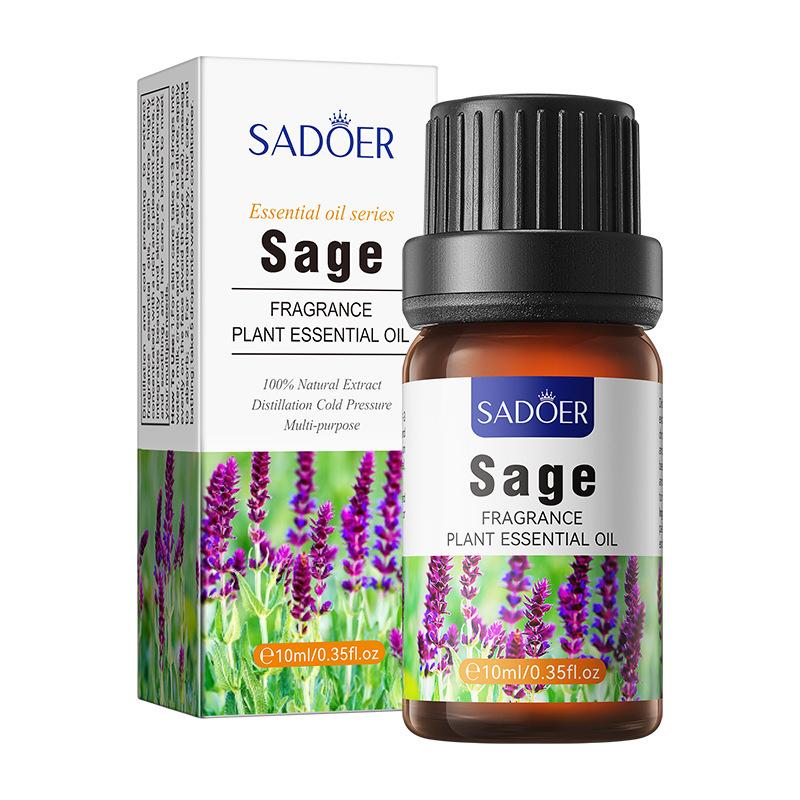 SADOER Aromatherapy Essential Oil Sakura Mint Vanilla Fragrance Massage Soothing Skin Care One Bottle Multi-Use Essential Oil