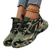Large size camouflage shoes women's summer outdoor sports mountaineering student army training shoes mesh training shoes